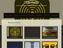 Tablet Screenshot of oem-radio.org